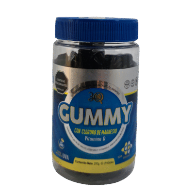 Gummy Gomitas con Cloruro de Magnesio Fortificadas con Vitamina D